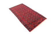 Dark Red Baluchi 3' 2 x 6' 4 - No. 54435 - ALRUG Rug Store
