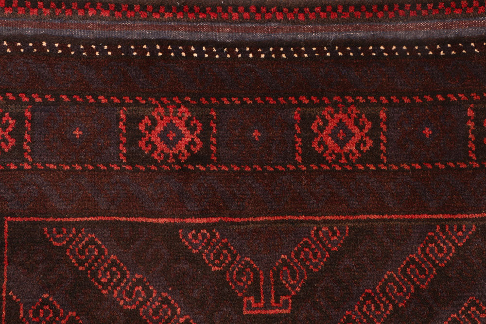 Brown Baluchi 3' 7 x 6' - No. 54441 - ALRUG Rug Store