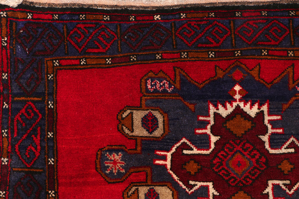 Red Baluchi 3' 3 x 5' 8 - No. 54442 - ALRUG Rug Store