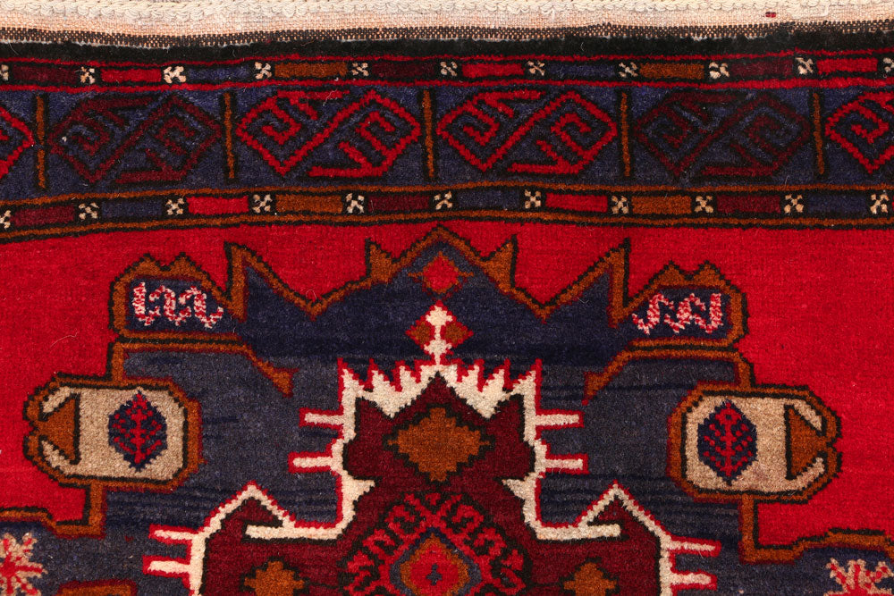 Red Baluchi 3' 3 x 5' 8 - No. 54442 - ALRUG Rug Store