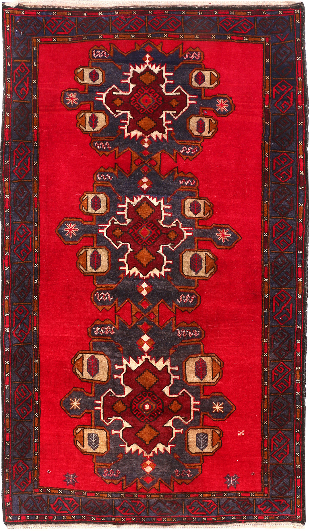 Red Baluchi 3' 3 x 5' 8 - No. 54442 - ALRUG Rug Store