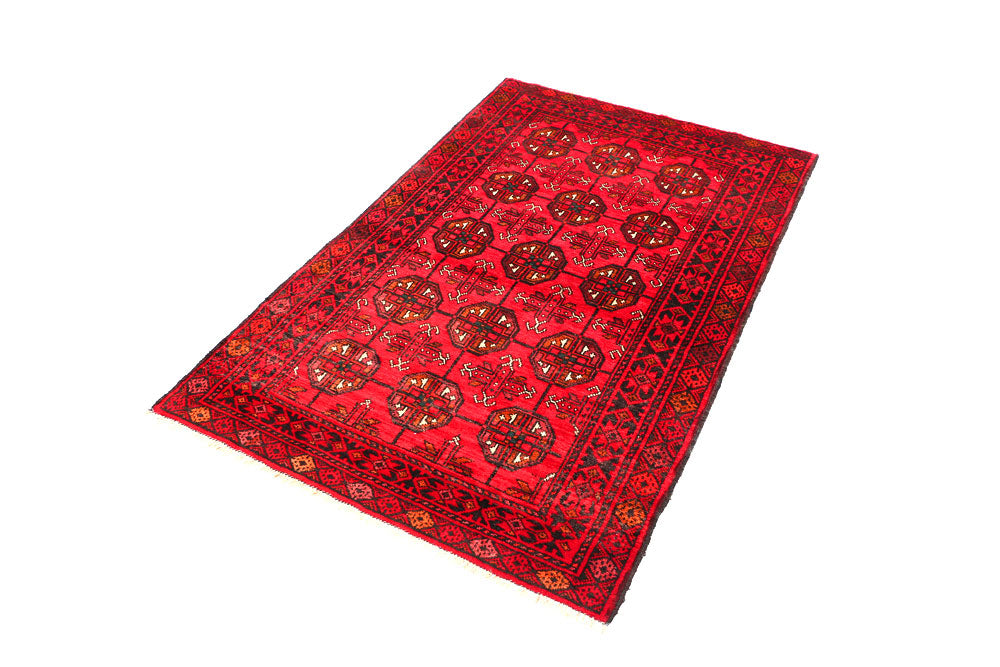 Crimson Baluchi 3' 5 x 5' 4 - No. 54443 - ALRUG Rug Store