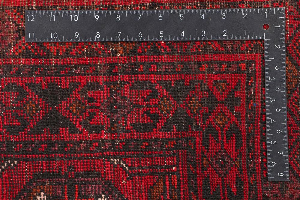 Crimson Baluchi 3' 5 x 5' 4 - No. 54443 - ALRUG Rug Store