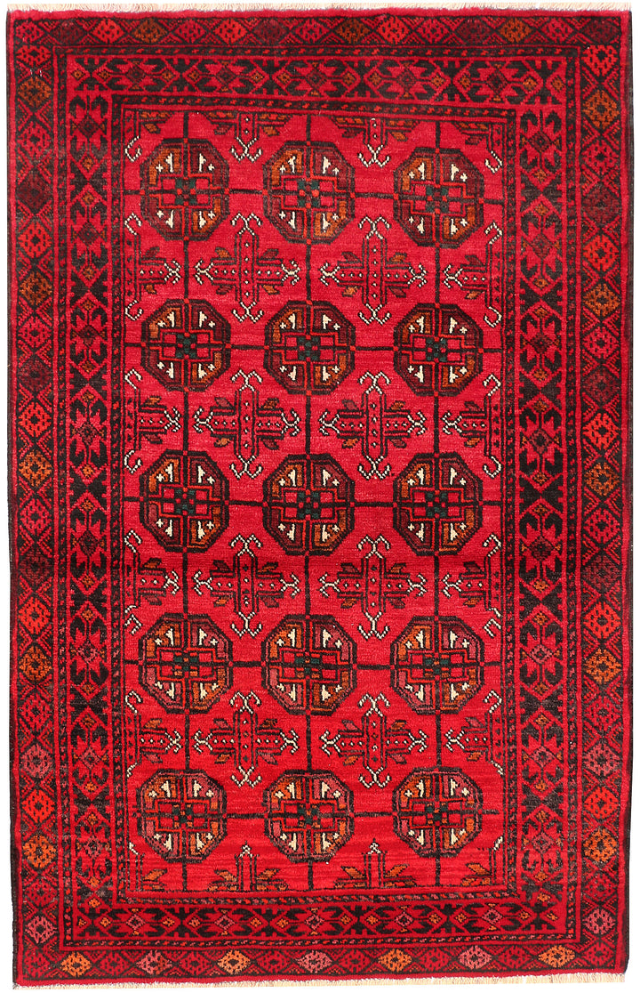 Crimson Baluchi 3' 5 x 5' 4 - No. 54443 - ALRUG Rug Store