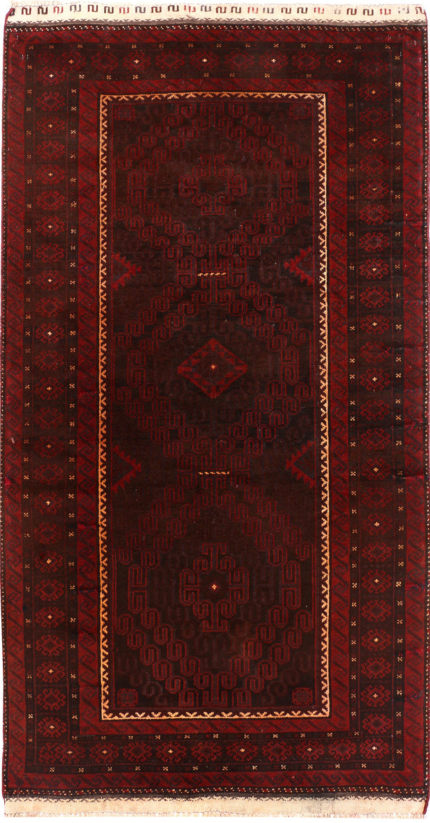 Brown Baluchi 3' 6 x 6' 6 - No. 54444 - ALRUG Rug Store