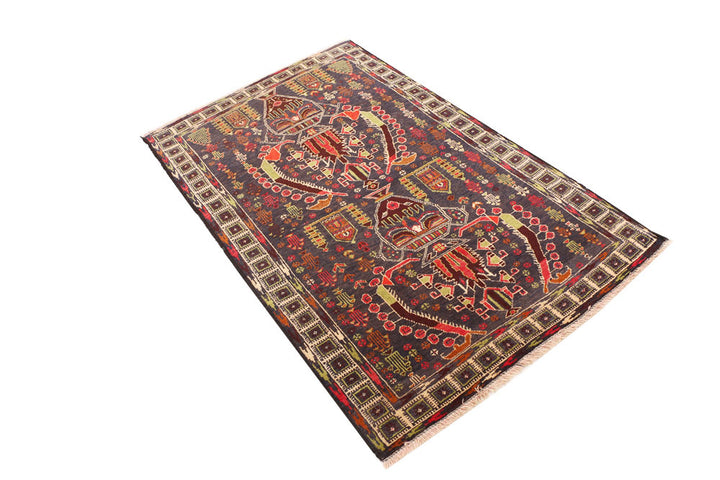 Multi Colored Baluchi 3' 3 x 5' 3 - No. 54446 - ALRUG Rug Store