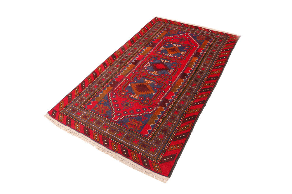 Midnight Blue Baluchi 3' 4 x 5' 9 - No. 54449 - ALRUG Rug Store