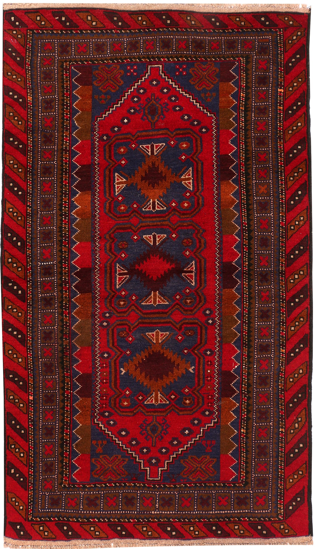 Midnight Blue Baluchi 3' 4 x 5' 9 - No. 54449 - ALRUG Rug Store