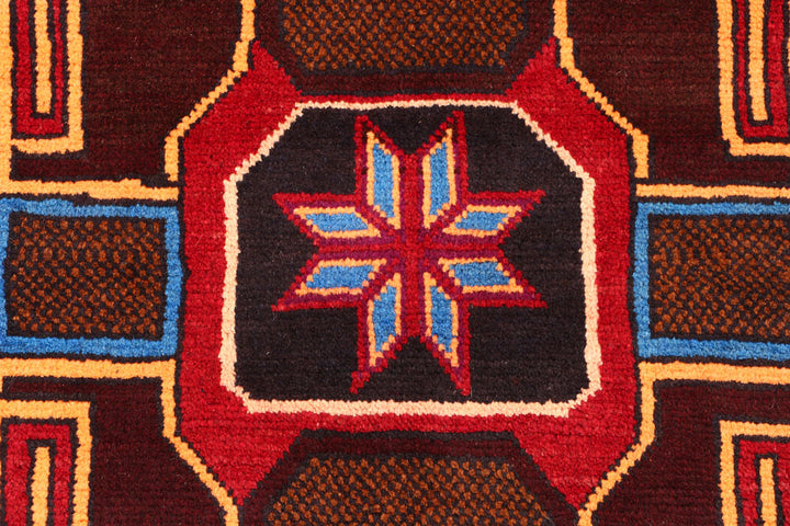 Firebrick Baluchi 3' 4 x 6' 1 - No. 54453 - ALRUG Rug Store