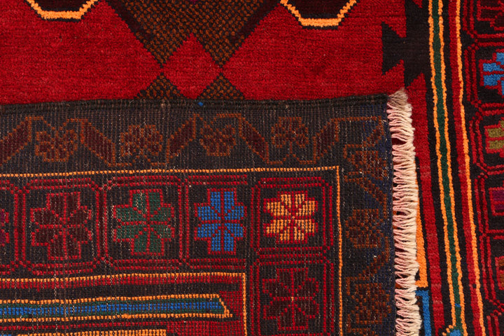 Firebrick Baluchi 3' 4 x 6' 1 - No. 54453 - ALRUG Rug Store