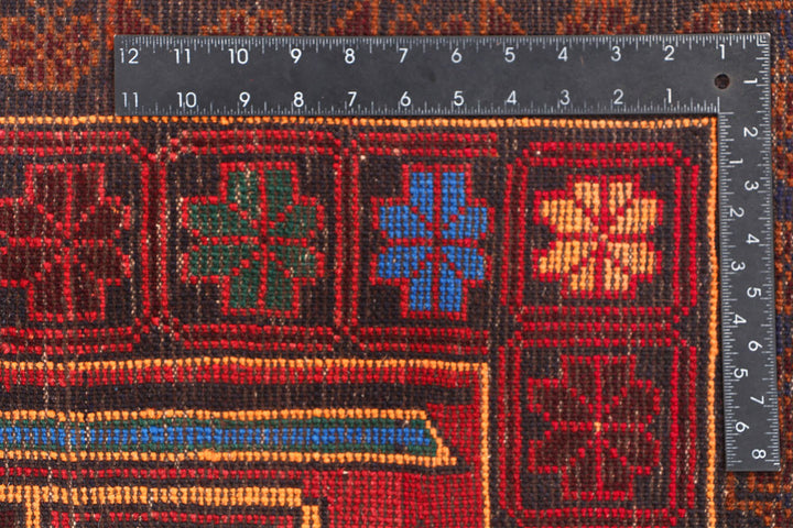 Firebrick Baluchi 3' 4 x 6' 1 - No. 54453 - ALRUG Rug Store