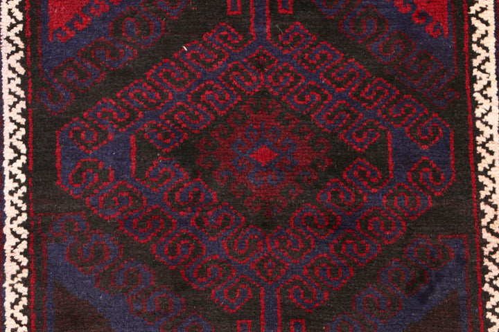 Black Baluchi 3' 3 x 5' 7 - No. 54456 - ALRUG Rug Store