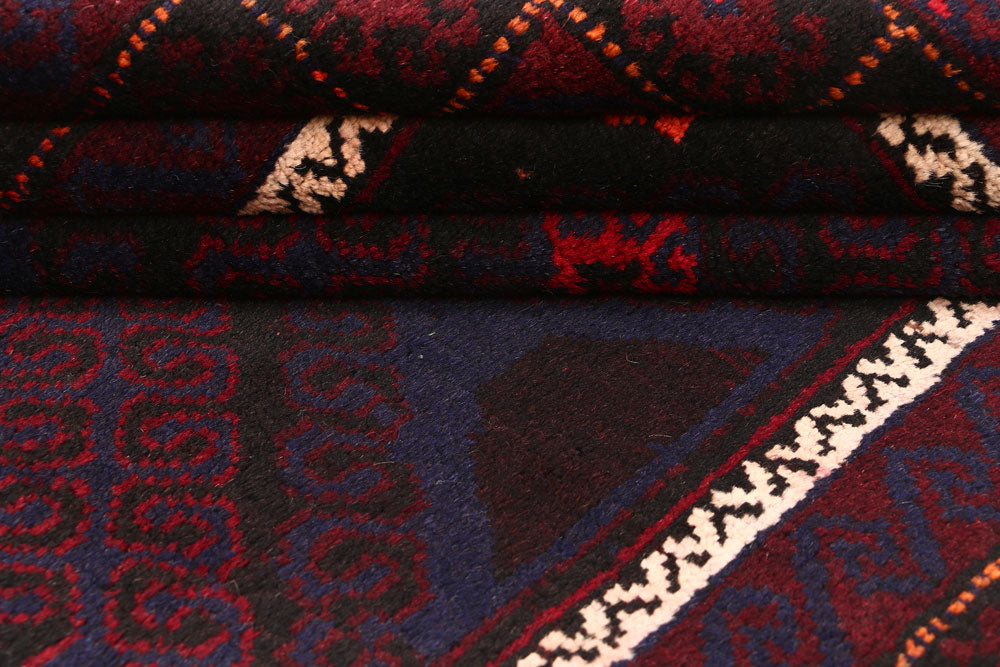 Black Baluchi 3' 3 x 5' 7 - No. 54456 - ALRUG Rug Store