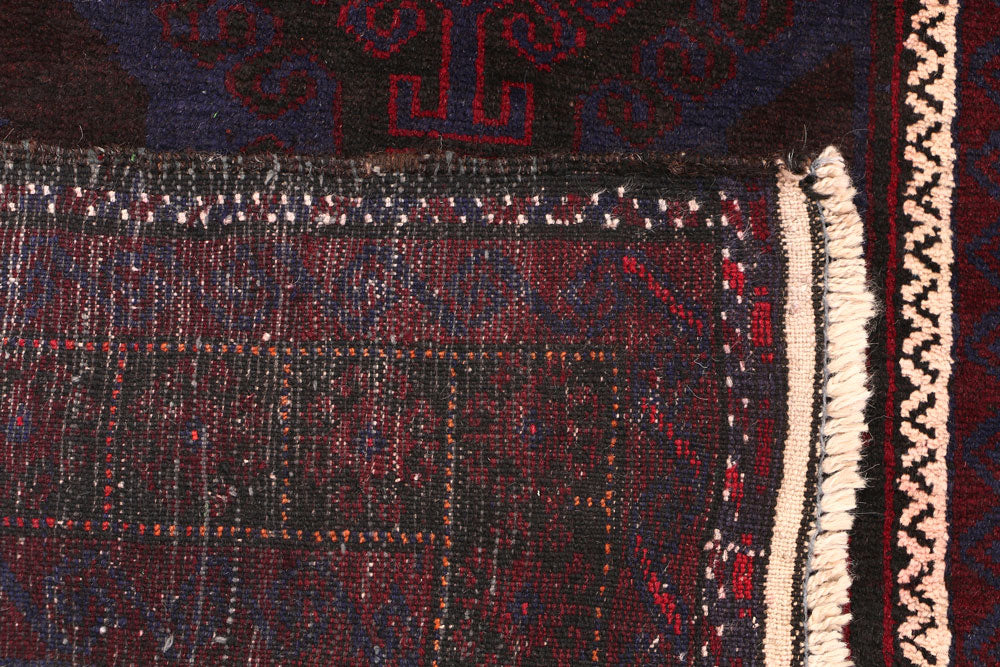 Black Baluchi 3' 3 x 5' 7 - No. 54456 - ALRUG Rug Store