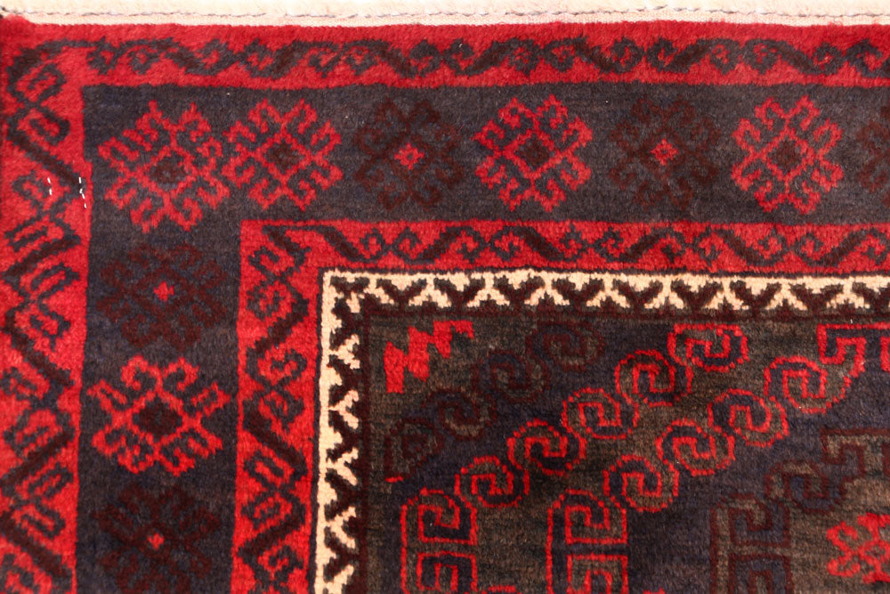 Multi Colored Baluchi 3' 6 x 6' 2 - No. 54457 - ALRUG Rug Store