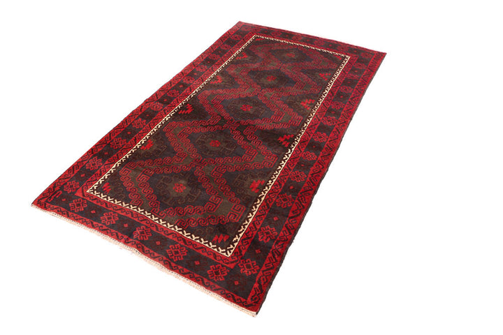 Multi Colored Baluchi 3' 6 x 6' 2 - No. 54457 - ALRUG Rug Store
