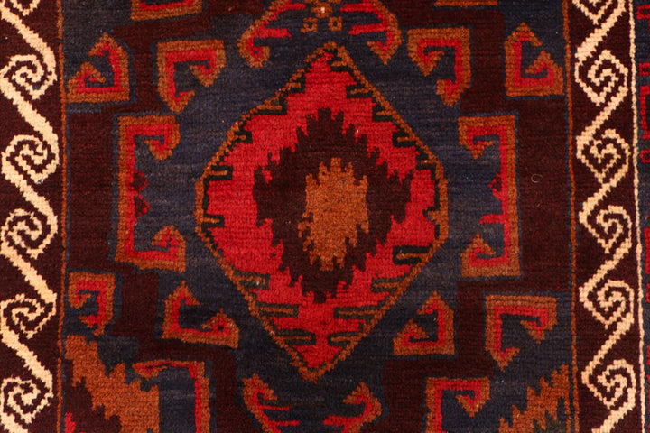 Multi Colored Baluchi 3' 3 x 5' 11 - No. 54459 - ALRUG Rug Store