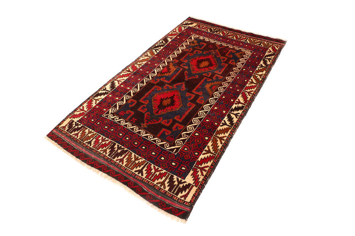 Multi Colored Baluchi 3' 3 x 5' 11 - No. 54459 - ALRUG Rug Store
