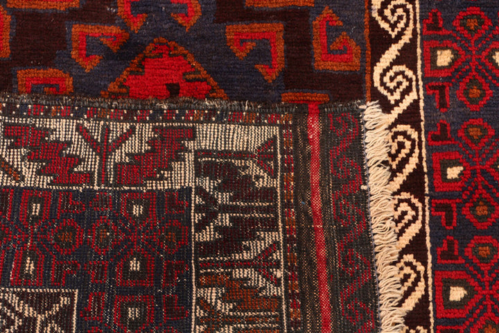 Multi Colored Baluchi 3' 3 x 5' 11 - No. 54459 - ALRUG Rug Store