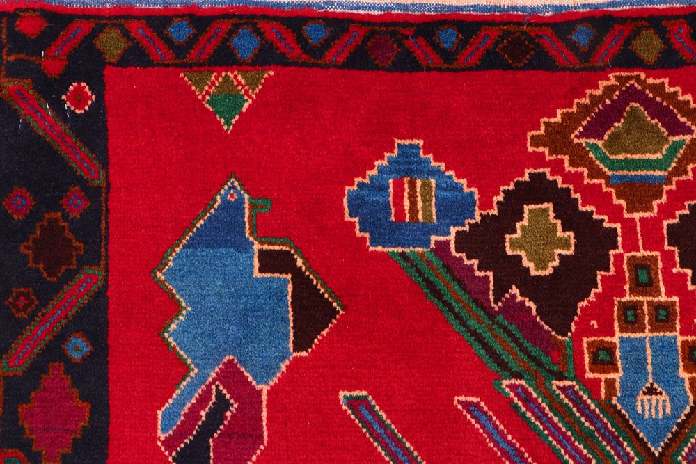Baluchi 3' 7 x 6' 1 - No. 54464 - ALRUG Rug Store