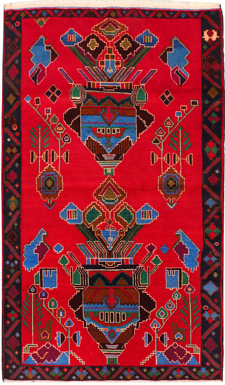 Baluchi 3' 7 x 6' 1 - No. 54464 - ALRUG Rug Store