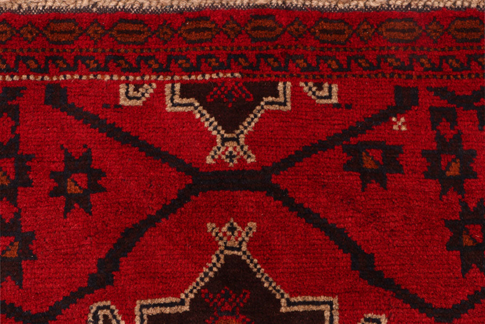 Firebrick Baluchi 3' 4 x 6' 4 - No. 54465 - ALRUG Rug Store