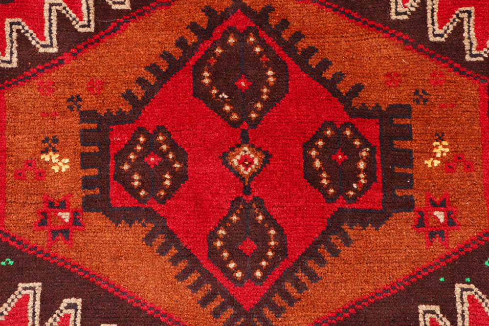 Firebrick Baluchi 3' 4 x 6' 4 - No. 54465 - ALRUG Rug Store