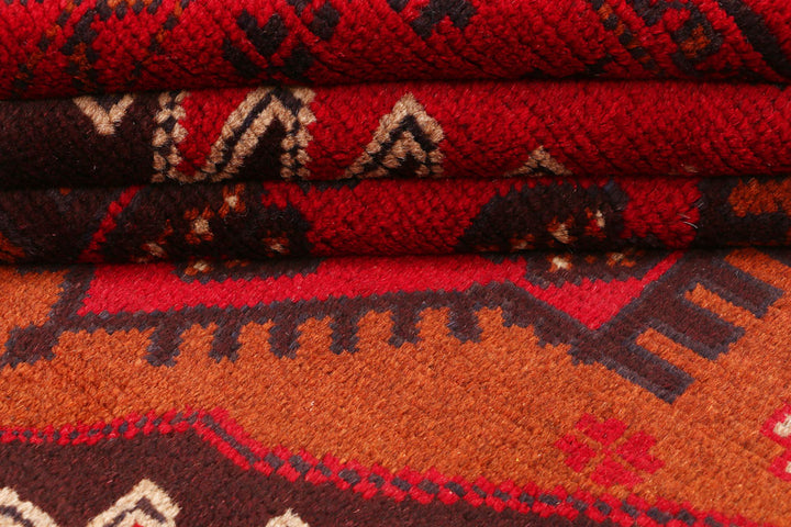 Firebrick Baluchi 3' 4 x 6' 4 - No. 54465 - ALRUG Rug Store