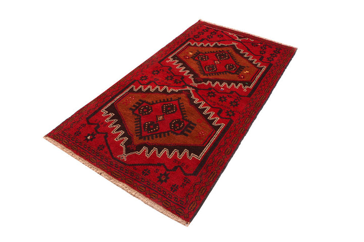 Firebrick Baluchi 3' 4 x 6' 4 - No. 54465 - ALRUG Rug Store