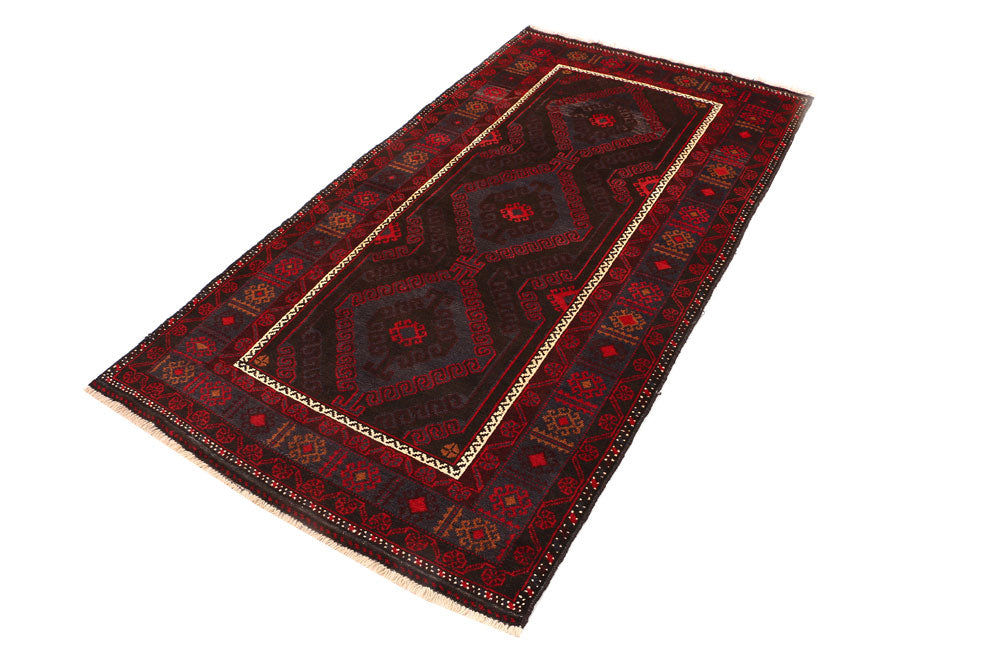 Multi Colored Baluchi 3' 5 x 6' 8 - No. 54472 - ALRUG Rug Store
