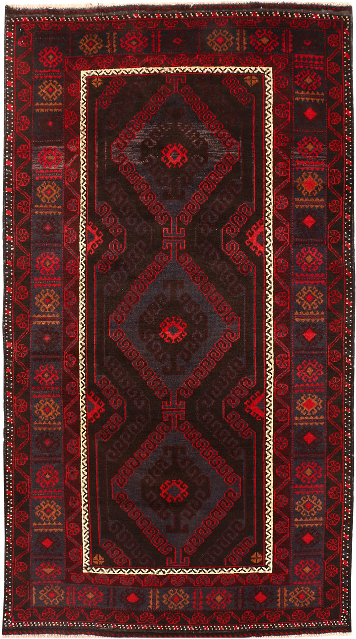 Multi Colored Baluchi 3' 5 x 6' 8 - No. 54472 - ALRUG Rug Store