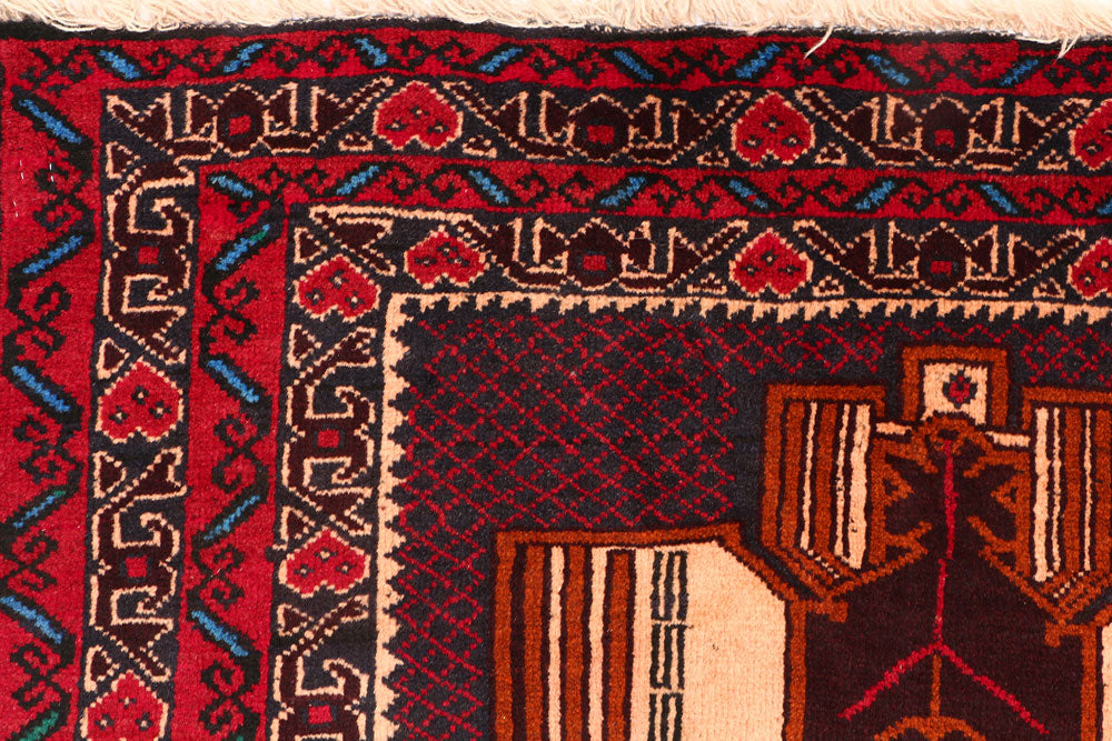 Multi Colored Baluchi 3' 5 x 6' 2 - No. 54473 - ALRUG Rug Store