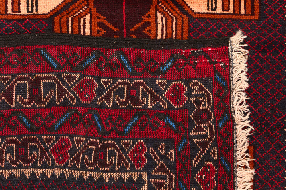 Multi Colored Baluchi 3' 5 x 6' 2 - No. 54473 - ALRUG Rug Store