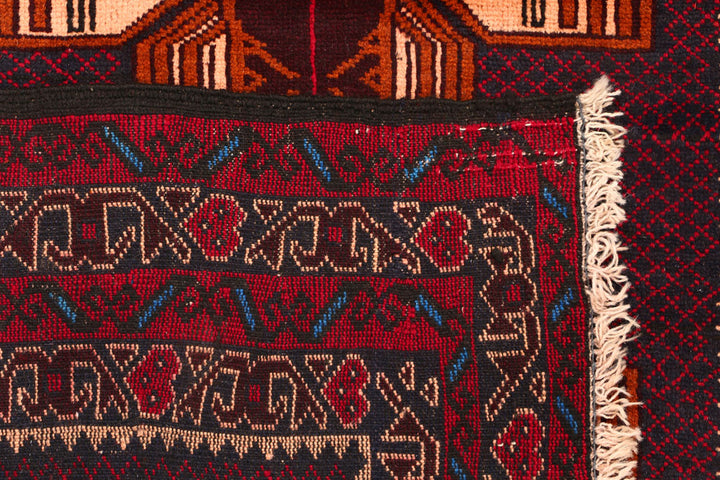 Multi Colored Baluchi 3' 5 x 6' 2 - No. 54473 - ALRUG Rug Store