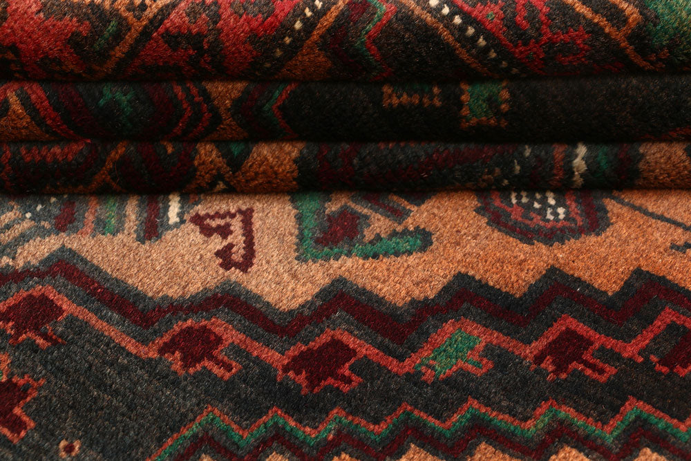 Multi Colored Baluchi 3' 6 x 5' 8 - No. 54478 - ALRUG Rug Store