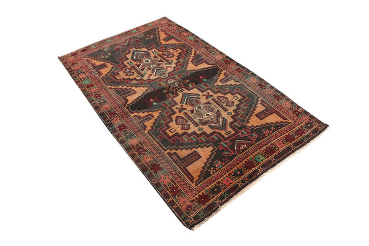 Multi Colored Baluchi 3' 6 x 5' 8 - No. 54478 - ALRUG Rug Store
