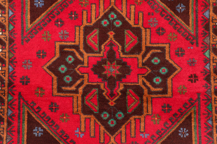 Crimson Baluchi 3' 7 x 6' 6 - No. 54480 - ALRUG Rug Store