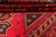 Crimson Baluchi 3' 7 x 6' 6 - No. 54480 - ALRUG Rug Store