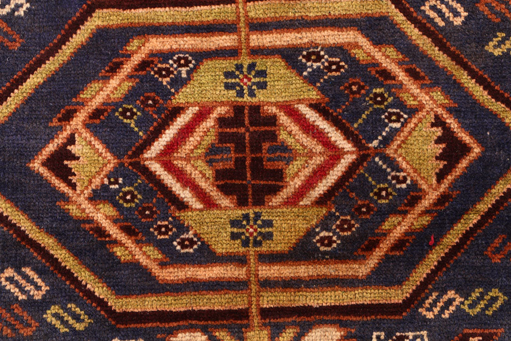 Midnight Blue Baluchi 3' 7 x 6' 3 - No. 54481 - ALRUG Rug Store
