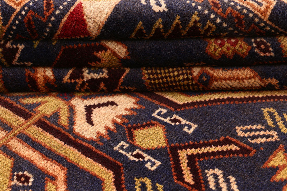 Midnight Blue Baluchi 3' 7 x 6' 3 - No. 54481 - ALRUG Rug Store