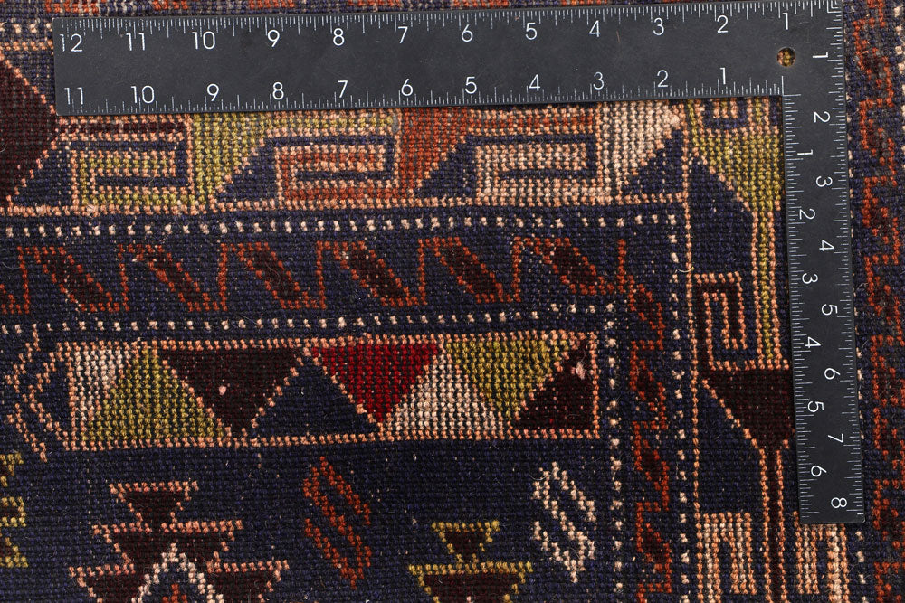 Midnight Blue Baluchi 3' 7 x 6' 3 - No. 54481 - ALRUG Rug Store
