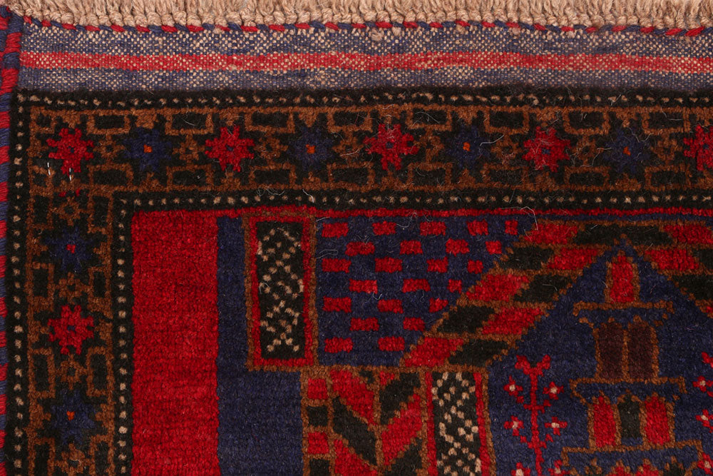 Dark Slateblue Prayer 3' x 4' 10 - No. 54483 - ALRUG Rug Store