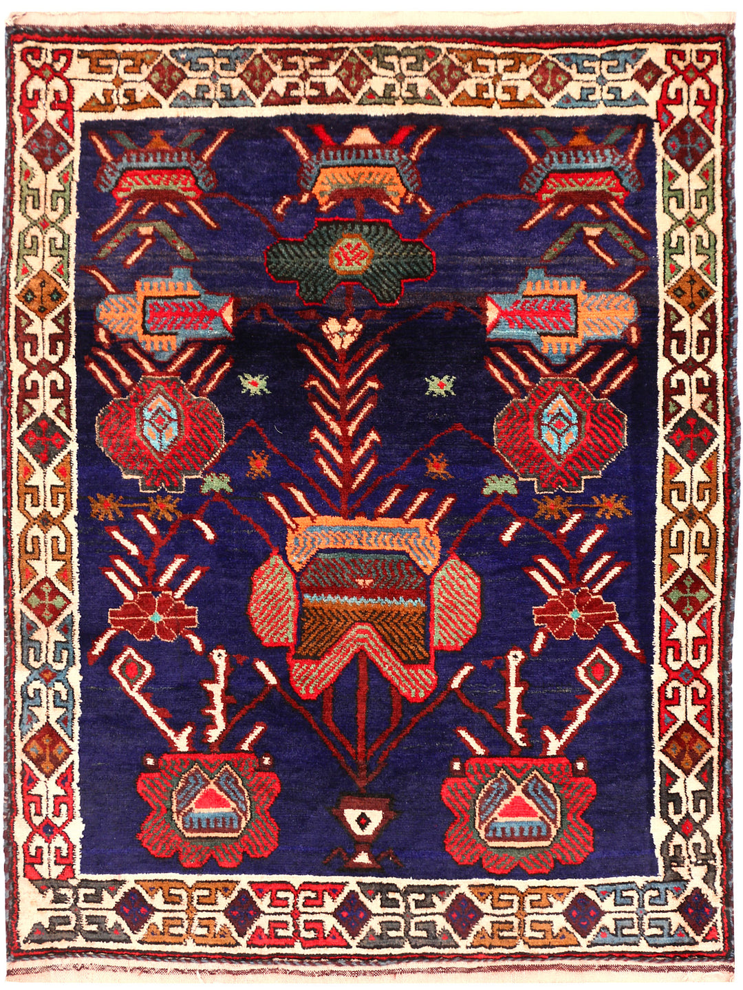 Slate Blue Baluchi 3' 1 x 4' - No. 54487 - ALRUG Rug Store