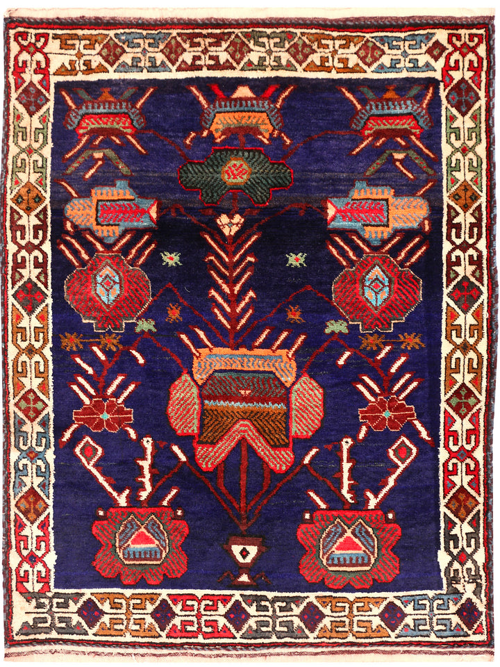 Slate Blue Baluchi 3' 1 x 4' - No. 54487 - ALRUG Rug Store