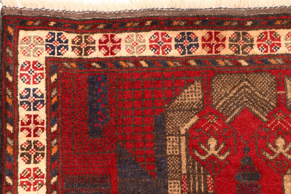 Firebrick Prayer 2' 10 x 4' 6 - No. 54488 - ALRUG Rug Store