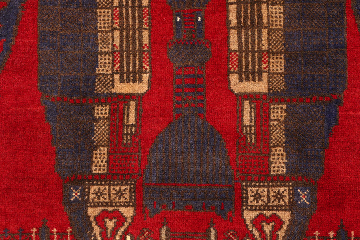 Firebrick Prayer 2' 10 x 4' 6 - No. 54488 - ALRUG Rug Store