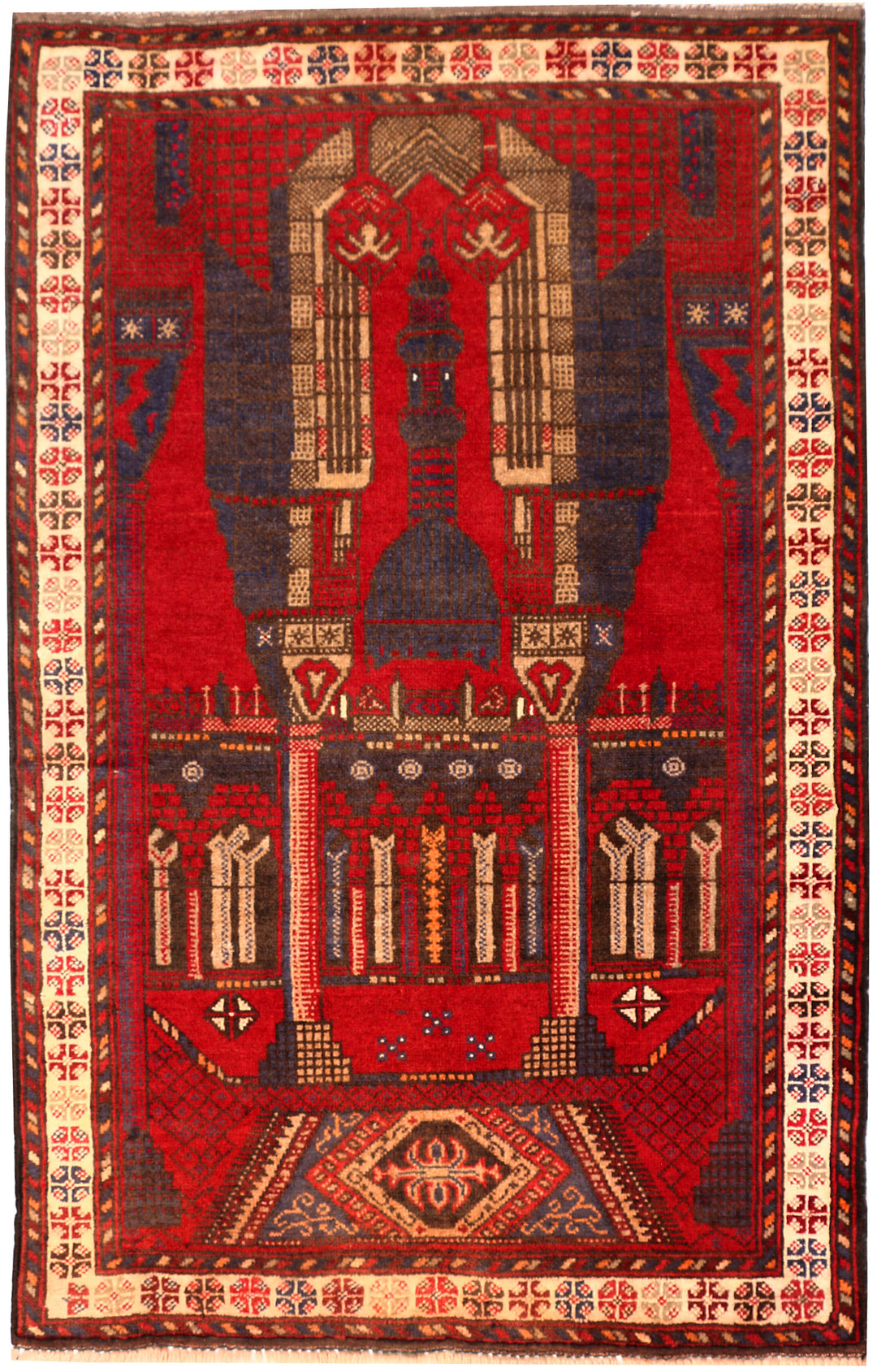 Firebrick Prayer 2' 10 x 4' 6 - No. 54488 - ALRUG Rug Store