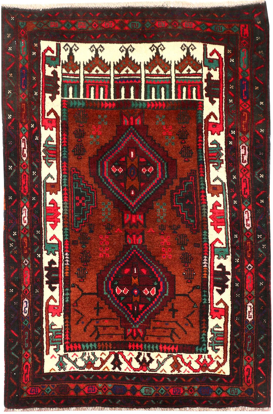 Sienna Baluchi 2' 6 x 3' 10 - No. 54493 - ALRUG Rug Store