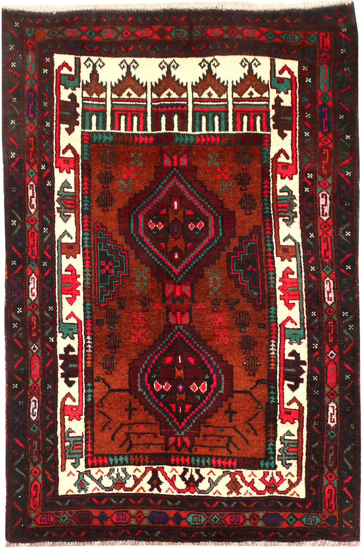 Sienna Baluchi 2' 6 x 3' 10 - No. 54493 - ALRUG Rug Store