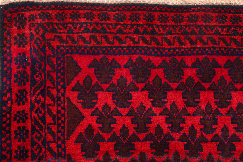 Firebrick Baluchi 2' 11 x 4' 9 - No. 54494 - ALRUG Rug Store